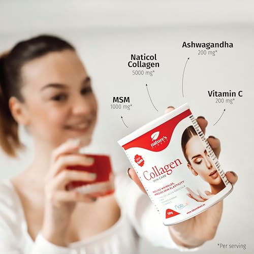 Nature's Finest by Nutrisslim Collagen Skincare | Fish Collagen Powder Naticol (5000mg) with MSM, Vitamin C, Ashwagandha Nature's Finest by Nutrisslim