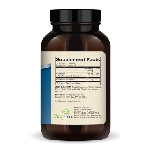 Dr. Mercola Magnesium L-Threonate, 30 Servings (90 Capsules), Dietary Supplement Dr. Mercola