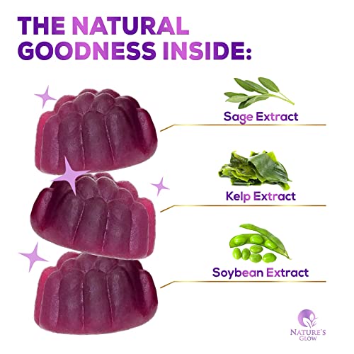 Menopause Supplements for Women, Multi Benefit Menopause Relief for Night Sweats Nature's Glow