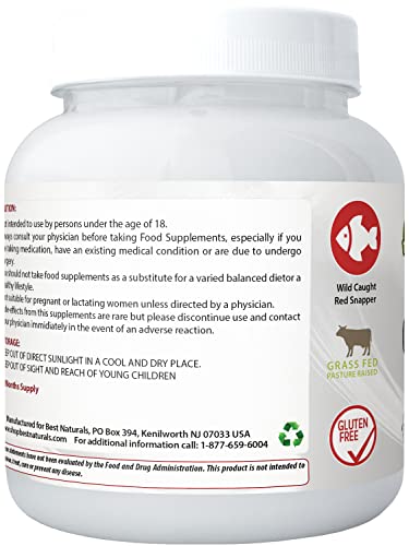 Best Naturals Multiple Collagen Peptides Protein Type I, II III, V & X Collagen unflavored 1 Pound Best Naturals