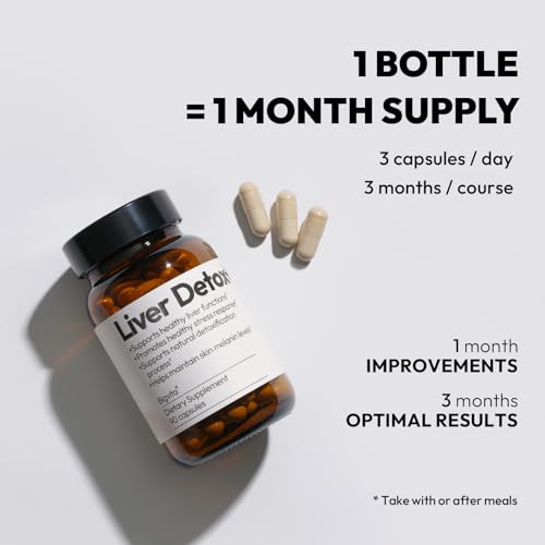 BigVita Liver Detox Vegan Gluten Free Liver Health Supplement Cleanse Detox & Repair BigVita