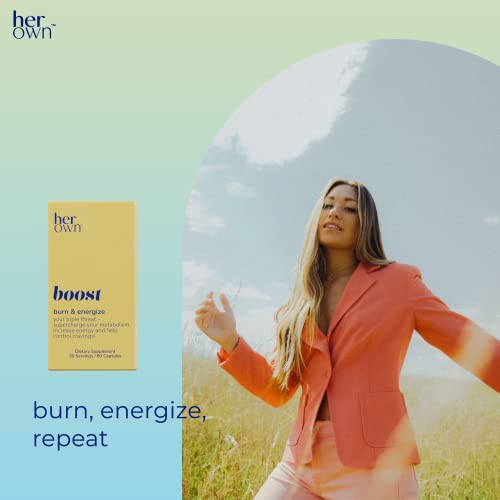 her own Boost, Helps Boost Energy, Supports Metabolism, Proprietary Thermogenic Blend her own