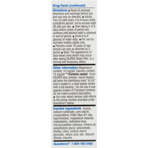 Diurex Water Pills, 42 ct Diurex