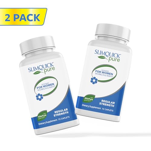 Slimquick Pure 3x Regular Strength Pills for Women to Help Achieve Weight Goals, Helps Metabolism SlimQuick