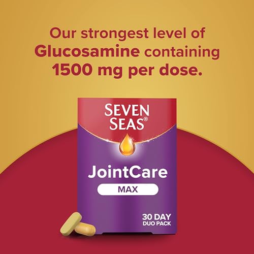 Seven Seas JointCare Max, With High-Strength Glucosamine plus Omega-3, Collagen Seven Seas