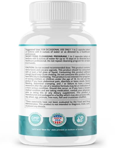 Herbafuel Colon Cleanse - Supports Detox, Gut Health, & Bloating Relief - Contains Herbs Herbafuel