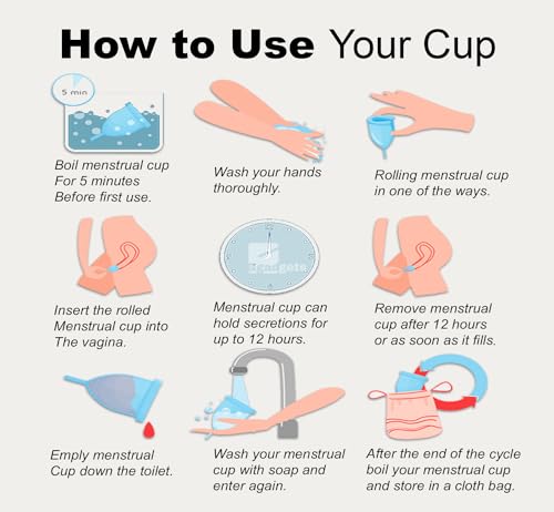 Ggadgets Menstrual Cup for Women with Pouch | Ultra Soft Odour & Rash Free | No Leakage Ggadgets