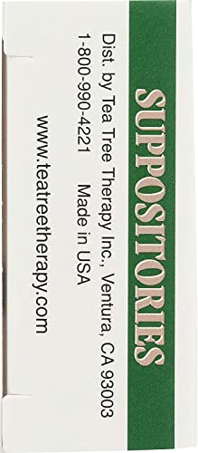 Tea Tree Suppository - 6 suppositories Tea Tree Therapy