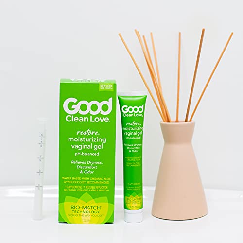 Good Clean Love Restore Moisturizing Vaginal Gel, pH-Balanced, Water-Based with Aloe Vera & Lactic Acid Good Clean Love
