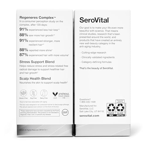 SeroVital Hair Regeneres Advanced Healthy Hair Growth Bundle Serovital