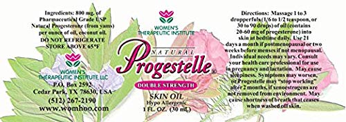 Progestelle 2 Bottles of Progesterone Skin Oil Purer Than Progesterone Cream for Women, Bioidentical Progestelle