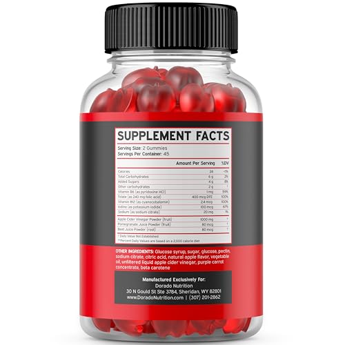 Keto ACV Gummies Advanced Weight Loss (1000mg) ACV Keto Gummies for Weight Loss DORADO NUTRITION