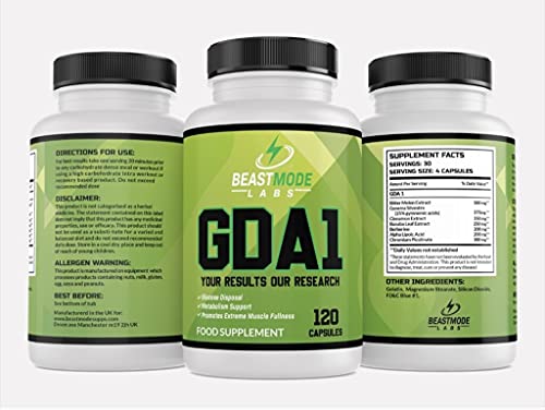 Beastmode Labs GDA1 Glucose Disposal Agent, Contains Berberine BeastMode