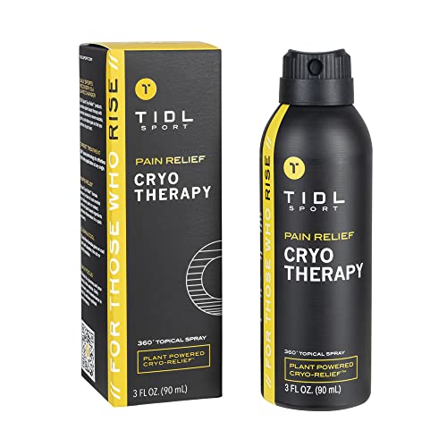 TIDL Cryotherapy Spray - Advanced Pain Relief for Rapid Recovery, Instant Cooling TIDL