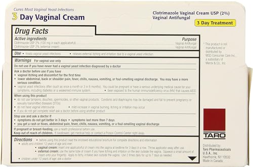 Clotrimazole 3 -Day Vaginal Cream - 0.74 Oz (Pack of 2) Gyne-Lotrimin