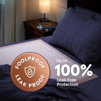 XXL Bed Pads, 5-Layer Disposable 30 x 36 Chucks Pee Pads for Incontinen