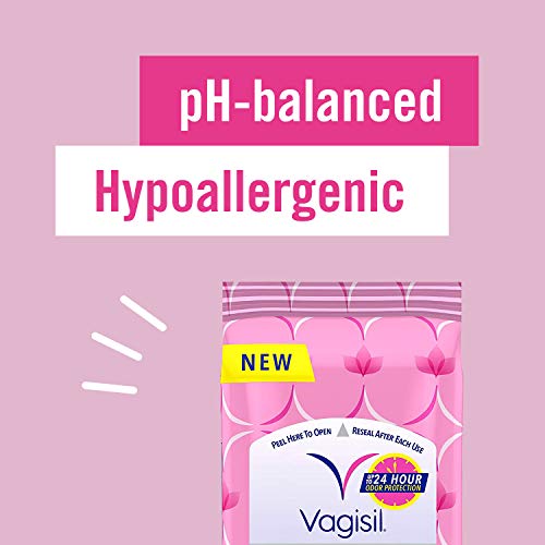 Vagisil Odor Block Multipack for Women, Daily Intimate wash, 20 Feminine Wipes, and Dry Wash