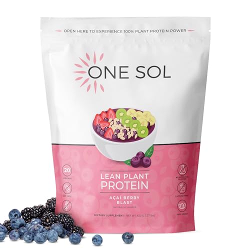 One Sol Protein Powder, Lean & Low Carb, No Bloating, Gluten Free, Lactose-Free