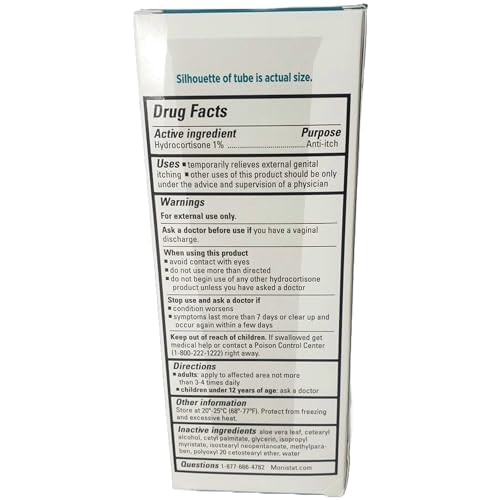 Monistat Care Maximum Strength Instant Itch Relief Cream, 1 Ounce each (Value Pack of 5) My Store