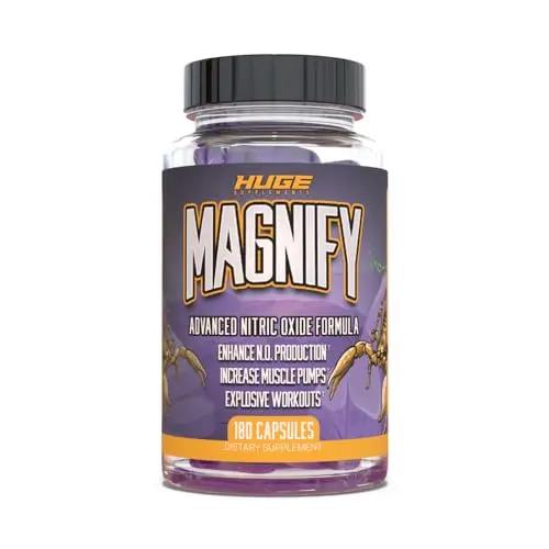 Huge Supplements Magnify, Pump Pills & Nitric Oxide Supplement, Scientifically Based
