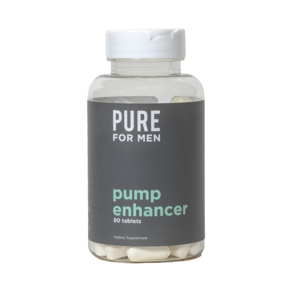 Pure for Men Pump Enhancer | Pre Workout Supplement for Muscle Pump, Stamina 