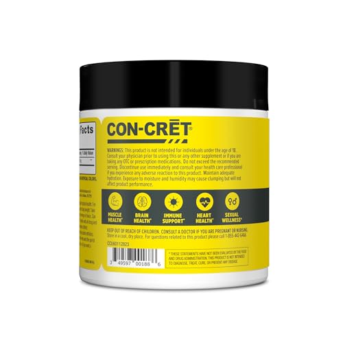 CON-CRET Creatine HCl Powder | Supports Muscle, Cognitive, and Immune Health ProMera Sports