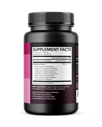 Night Time Fat Burner for Women | Weight Loss and Sleep Support Blend With Vitamin D HAVASU NUTRITION