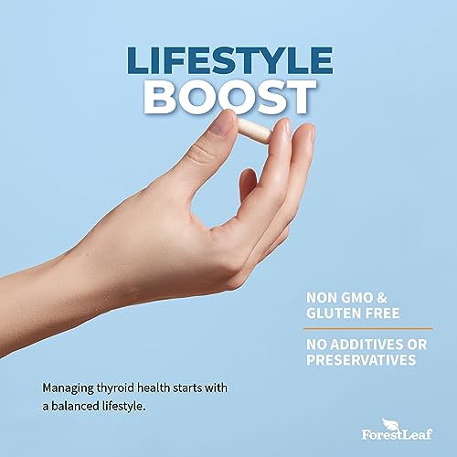 Thyroid Support for Women and Men with Iodine - Energy, 60 Vegetarian