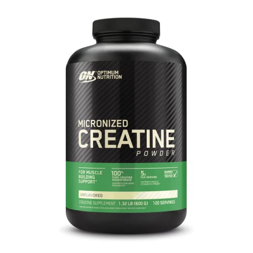 Optimum Nutrition Micronized Creatine Monohydrate Powder, Unflavored, Keto Friendly
