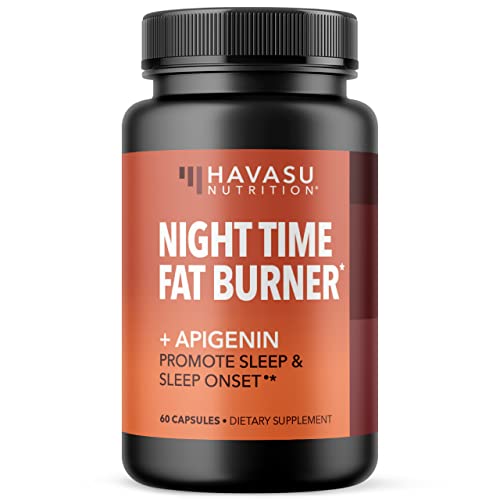 HAVASU NUTRITION Night Time Fat Burner Pills with Apigenin | 50mg | 60 Count