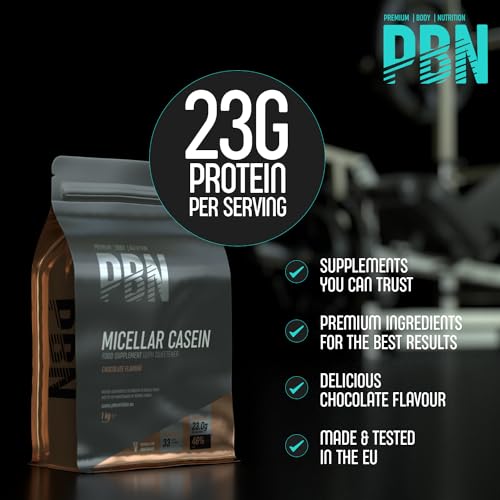 PBN - Premium Body Nutrition Micellar Casein Chocolate 1kg Pouch Premium Body Nutrition