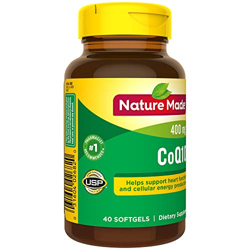 Nature Made CoQ10 400mg, Dietary Supplement for Heart Health Support, 40 Softgels Nature Made