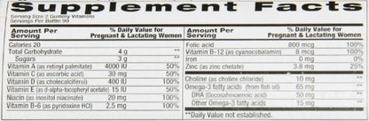 Vitafusion Prenatal DHA and Folic Acid Gummy Vitamins, 180 Count- Assorted Flavors May Vary