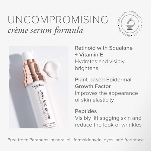 SeroVital Beauty RetinAll Daily Serum – Redefining Retinol – Retinoid Skin Serum Serovital