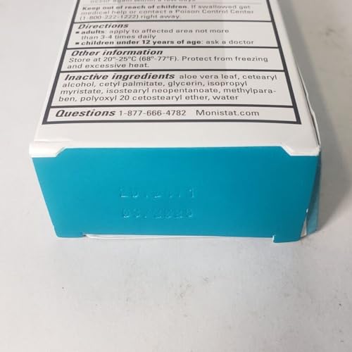 Monistat Care Maximum Strength Instant Itch Relief Cream, 1 Ounce each (Value Pack of 5) My Store