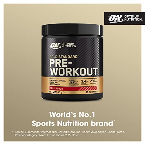 Optimum Nutrition Gold Standard Pre Workout Powder, Energy Drink with Creatine Monohy Optimum Nutrition