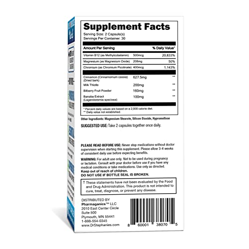 Pharmaganics Dr. Stephanie's Bundle Pack - 24 Hour Support + Carb & Sugar Blocker Pharmaganics