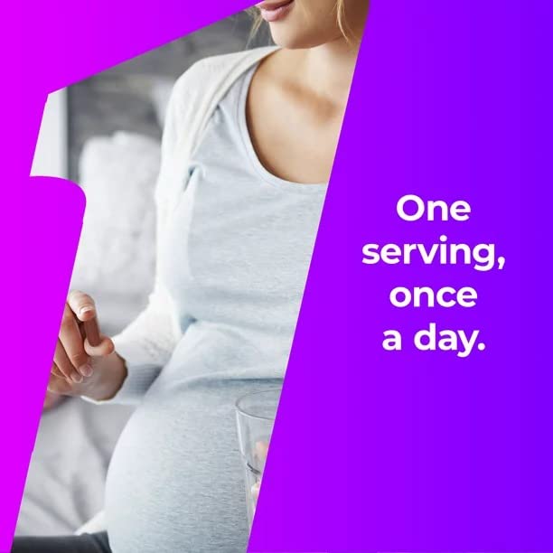 ikj Women's Prenatal Multivitamin with Folic Acid, DHA and Iron, 30 Ct