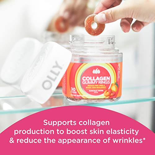 OLLY Collagen Gummy Rings, 2.5g of Clinically Tested Collagen, Boost Skin Elasticity & Reduce OLLY