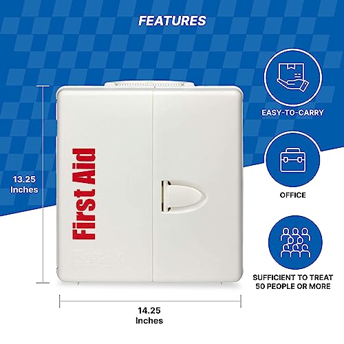 First Aid Only 1000-FAE-0103 50-Person SmartCompliance OSHA First Aid Kit First Aid Only