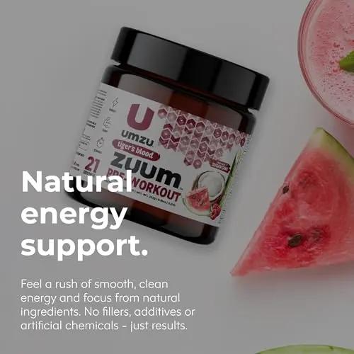 UMZU Zuum Pre-Workout - Energy, Pump & Endurance - with B-Vitamin Complex UMZU