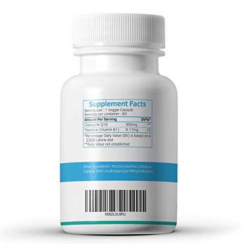 Co Enzyme Q10 CoQ10 300mg 60 Capsules - Superior Naturally Fermented Trans Form swiss bioenergetics