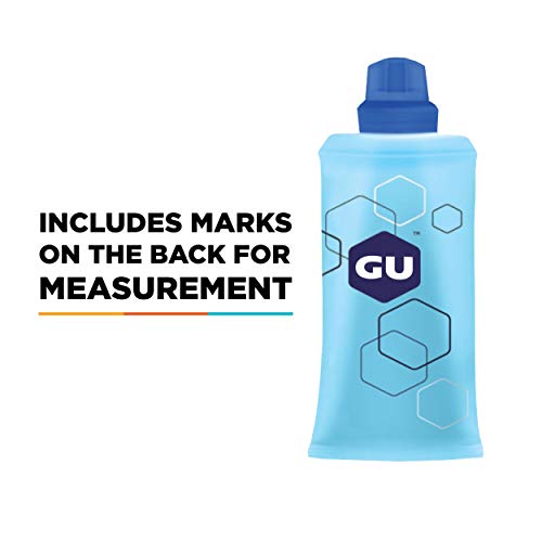 GU Energy Refillable Flask for Sports Nutrition Energy Gel, 5.5-Ounce