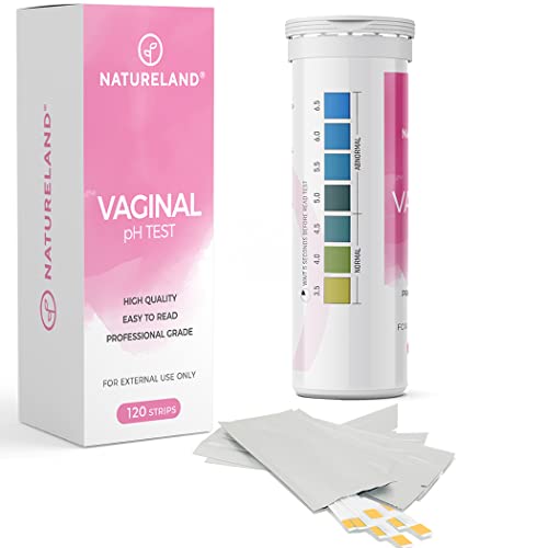Natureland Vaginal Health pH Test Strips, Feminine pH Test, Value Pack Natureland