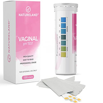 Natureland Vaginal Health pH Test Strips, Feminine pH Test, Value Pack Natureland