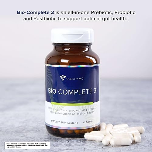 Gundry MD® Bio Complete 3 - Prebiotic, Probiotic, Postbiotic to Support Optimal Gut Health Gundry MD