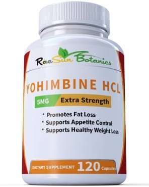 RaeSun Botanics Yohimbine HCL Bark Extract Extra Strength Supplement 5mg x 120ct RaeSun Botanics