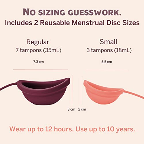 Pixie Menstrual Disc Kit - Best Period Disc Starter Kit - 2 Discs, 20 Wipes, Wash, Lube, Public Restroom Pixie Cup