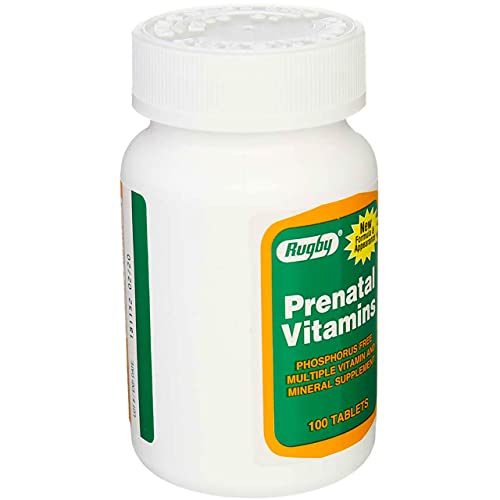 Rugby Prenatal Vitamins for Pregnant or Lactating Women Phosphorus