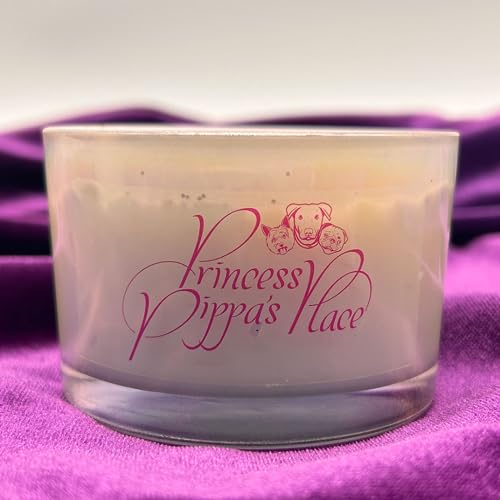 Princess Pippa's Place Healing Candles with Crystals Inside- Natural Soy Wax 7 Stones Crystal Candle Jar Msupps.com